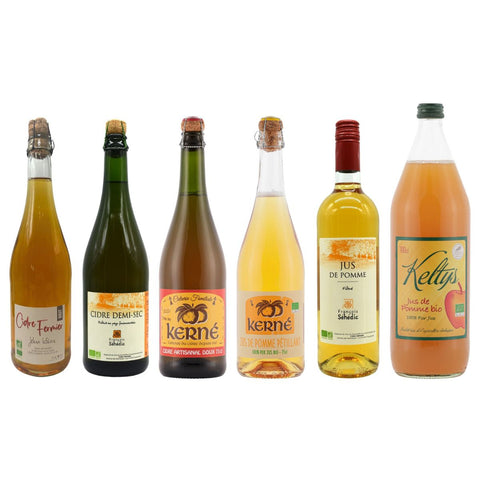 3 Cidres & 3 Jus de Pomme Bio