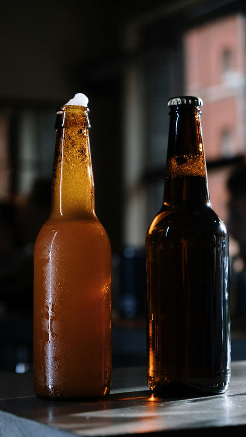 2 bouteilles de bières